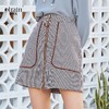 欧芮儿2023秋装新款女装夏装千鸟格半身裙女拉链格子a字裙包臀裙 商品缩略图0