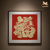 铜师傅 手工錾刻 铜雕画《福之十二生肖》客厅装饰玄关画 背景画 商品缩略图0