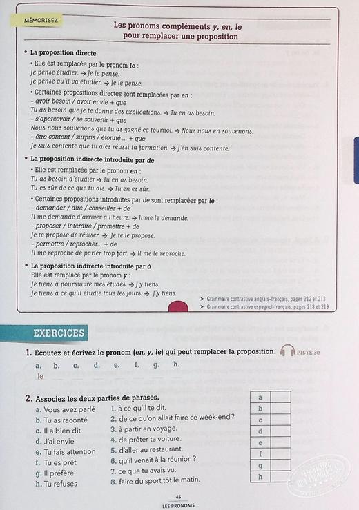 【中商原版】 法语基础语法 B1 法文原版 Grammaire essentielle du francais B1 法语单项提高 法文语法工具书 商品图6
