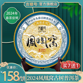 2024春茶-古500系列-凤凰窝古树普洱生茶饼357克/饼 前100名买7送1