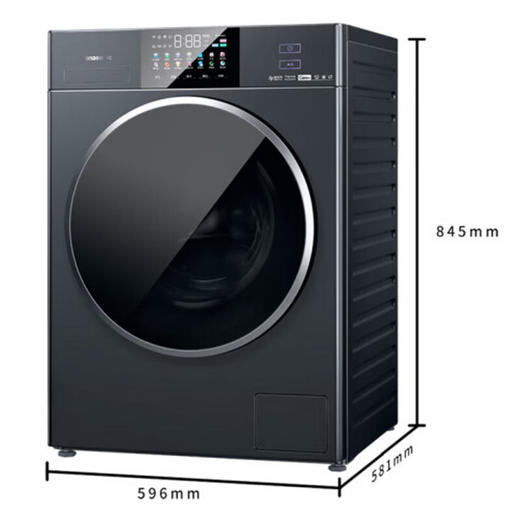 松下（Panasonic）10公斤洗烘干一体滚筒洗衣机 全新触控彩屏 智能投放系统 光动银除菌 除屑烘技术 纳诺怡护理 XQG100-EG186 除菌空气洗 商品图0