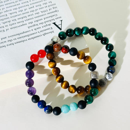 北京仓｜Alexander Lynggaard-Chakra-玛瑙 虎眼石 手链（8mm）［丹麦设计师］ 商品图2