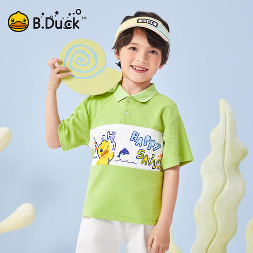 B.Duck小黄鸭童装夏季POLO衫105-150 BF2503020 商品图3