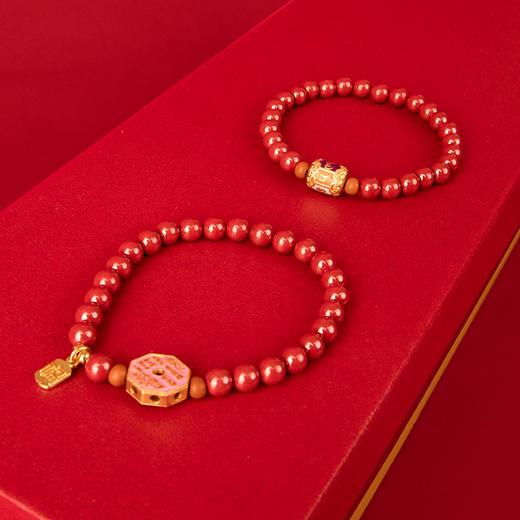 吉祥安康六字真言朱砂手串 商品图4