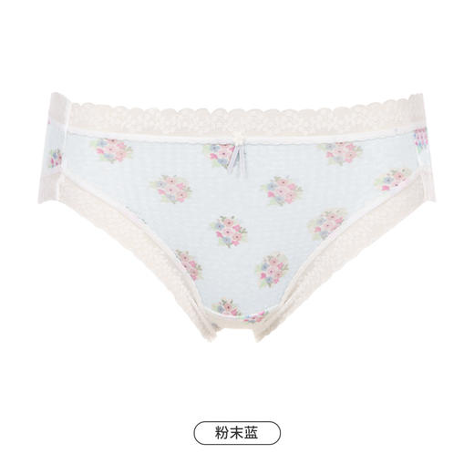 都市丽人健康系列薄透丝滑内裤女锦纶网布女士内裤速干中腰三角内裤LK42A3 商品图9