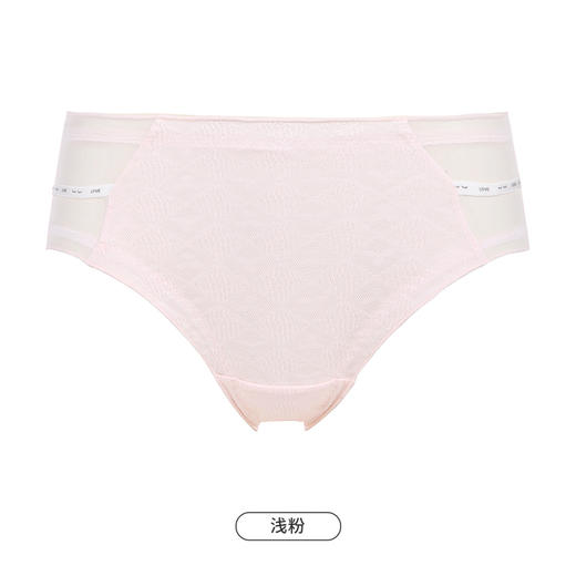 都市丽人时尚系列舒肤棉内裤女棉提花纯棉女士内裤低腰三角内裤LK43D3 商品图10