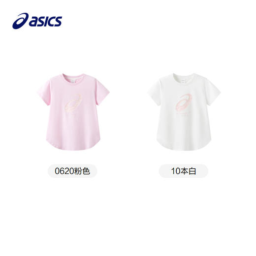 ASICS/亚瑟士童装2024年夏季新款女童短袖轻薄柔软运动短袖 商品图4