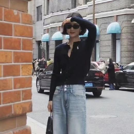 【à perles】RL匹马棉圆领针织开衫 宽松版型 气质有型【现货】 商品图6