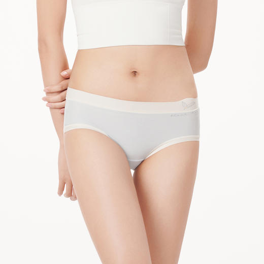 都市丽人健康系列舒肤棉内裤女棉提花纯棉女士内裤中腰三角内裤LK42A5 商品图1