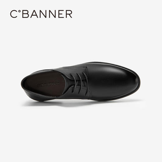 千百度男鞋大头皮鞋春夏男士商务休闲真皮英伦风正装皮鞋A24121907 商品图2