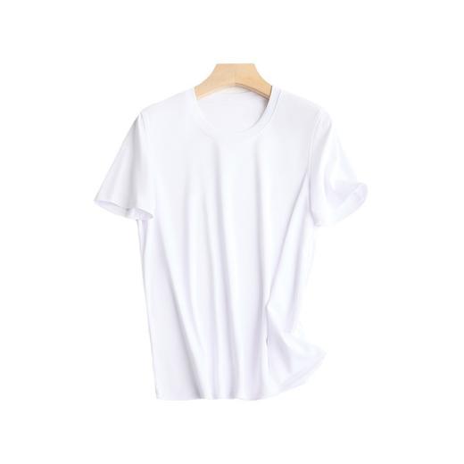 AS 1977585-1液氨匹马棉凉感免烫醋酸t恤宽松显瘦叠穿上衣 商品图4