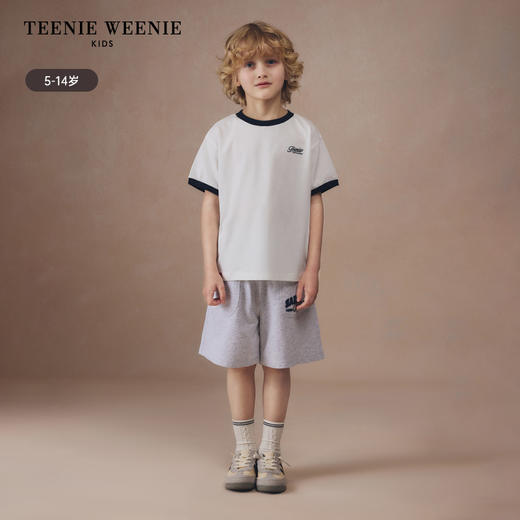 TeenieWeenie Kids小熊童装夏季男童舒适百搭运动休闲短裤TKTM242404A 商品图1