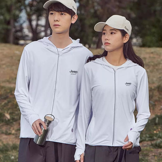 JEEP吉普防晒衣丨10万+透气微孔，男女同款防紫外线，冰爽透气，这个夏天不怕晒~ 商品图3