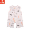 棉果果夏季新品3A抗菌纱布无袖连体衣M201724224366 商品缩略图0