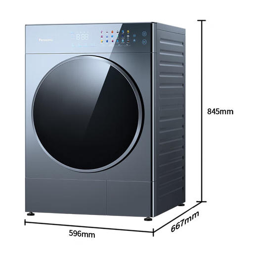 松下(Panasonic)洗烘套装12k洗衣机+10kg热泵烘干机FDC-VHM02F1+XQG100-V198 商品图1