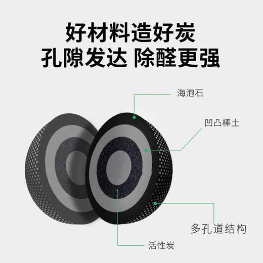 绿之源 1600g/2600g母婴房专用活性纳米矿晶炭包 孕妇急入住活性炭家具装修 商品图4