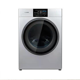 松下变频滚筒洗衣机 银离子除菌高温除菌10KG洗涤洗泡沫净单脱水 银色XQG100-E15Q6