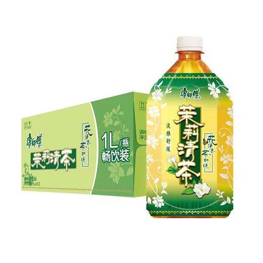 康师傅茉莉清茶花茶饮料1L*1瓶（整箱12瓶)【FY】 商品图0