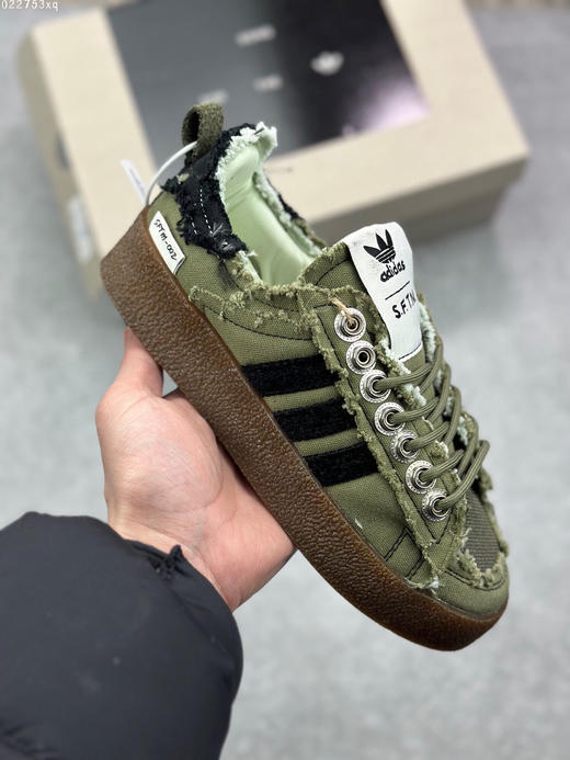 夏日特惠💰350 正确版 song for the mute x adidas originals campus 80s 帆布复古板鞋 商品图0