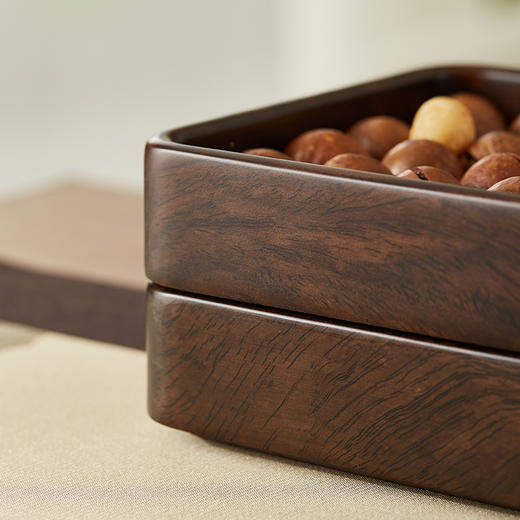 初心| 黑檀木干果盒整木 商品图3