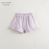 马克珍妮2024年夏装新款女童天丝透气凉感花边牛仔短裤240616 商品缩略图0