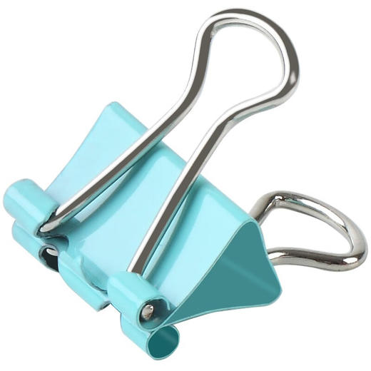 齐心 B3632 彩色易分类长尾票夹(2# 41mm 24pcs/筒） 商品图3