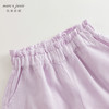 马克珍妮2024年夏装新款女童天丝透气凉感花边牛仔短裤240616 商品缩略图3