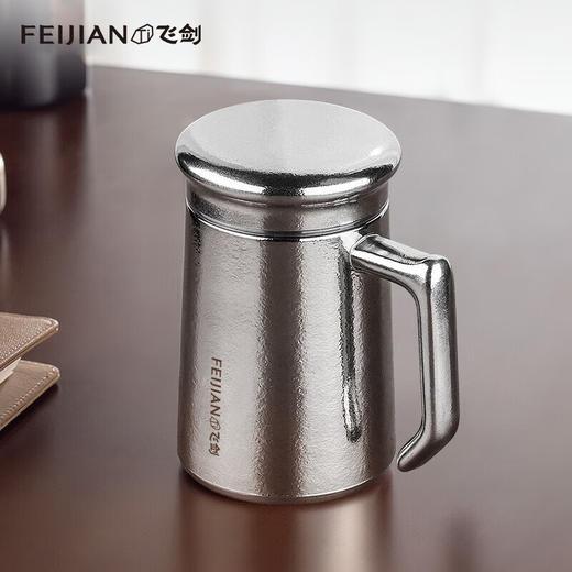 新品上市【家居】飞剑feijian 纯钛泡茶保温杯 商品图1