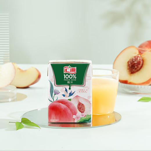 汇源果汁 100%桃汁  200ml*24盒 商品图1
