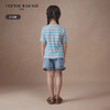 TeenieWeenie Kids小熊童装夏季女童小清新舒适条纹短袖T恤TKRA242457B 商品缩略图3
