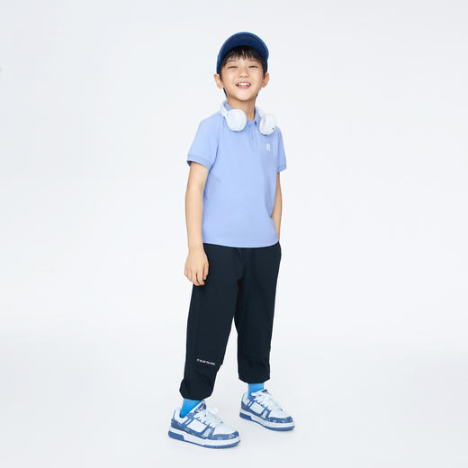 男童记忆棉POLO衫翻领短袖夏季新款安奈儿童装实体店同款AB421737 商品图6