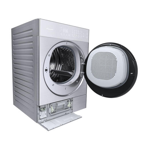 松下（Panasonic）L系列10KG+10KG洗烘套装 纳诺怡护理技术 光动银除菌技术 黄金比例正反烘FDC-LM02E2+XQG100-L18R 商品图3