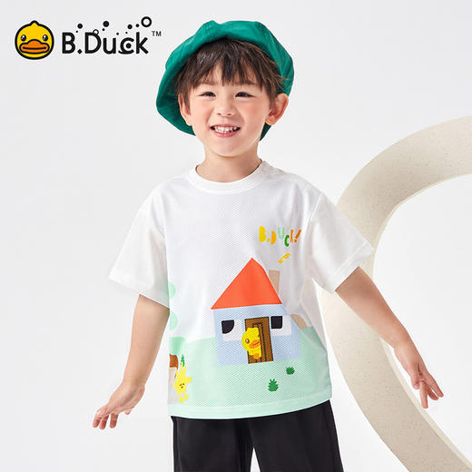 B.Duck小黄鸭童装夏季短袖T恤90-130 BF2501080 商品图0