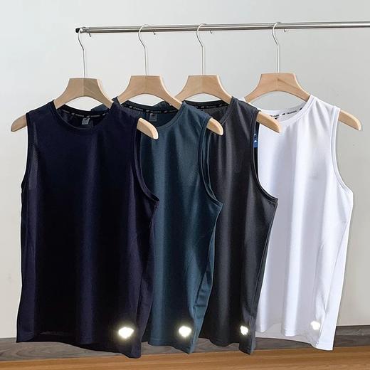 波兰订单科技3D蜂窝冰丝速干面料运动休闲训练坎肩背心 商品图1