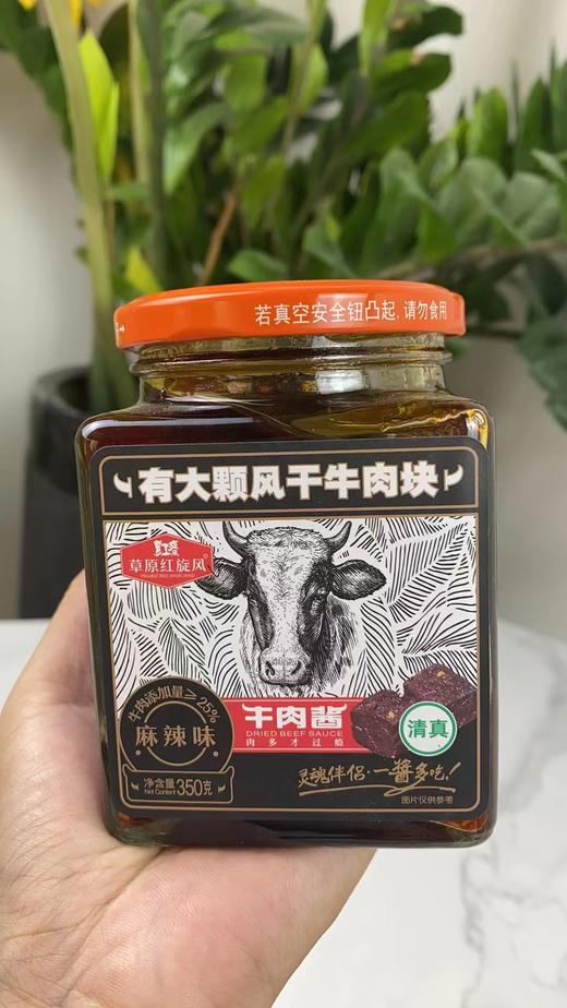 【红旋风牛肉酱】下饭神器 精选塔尔牛优质后腿肉 家用辅料 更干净 商品图4