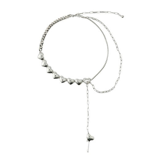 野月亮满串爱心项链204YX0045 商品图4