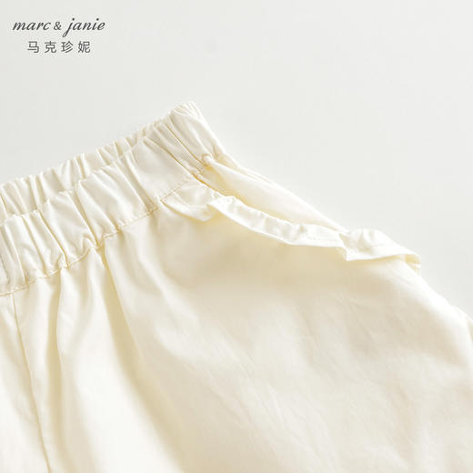 马克珍妮女童花边口袋A字阔腿短裤儿童裤子2024年夏装新款240717 商品图3