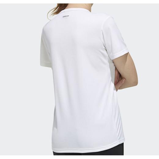 （YY）adidas/阿迪达斯  短袖女运动休闲简约百搭轻薄速干透气T恤 FM5302 商品图3