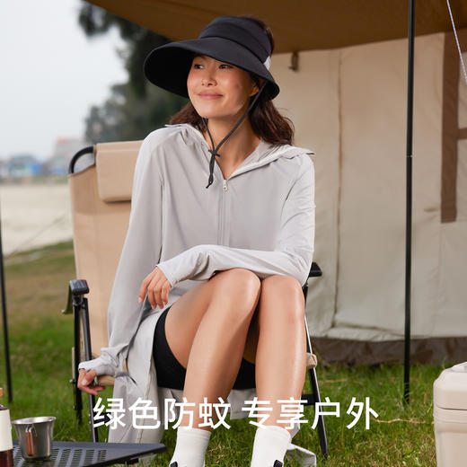 Naturehike挪客原纱长款防晒衣女春夏upf100皮肤衣凉感透气防晒服(货号:CYY2421BA019) 商品图3