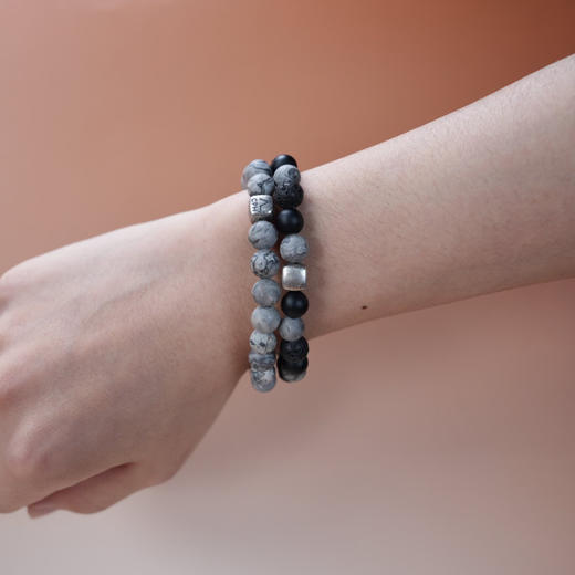 北京仓｜Alexander Lynggaard-Himalaya-喜马拉雅 碧玉 手链（8mm）［丹麦设计师］ 商品图4