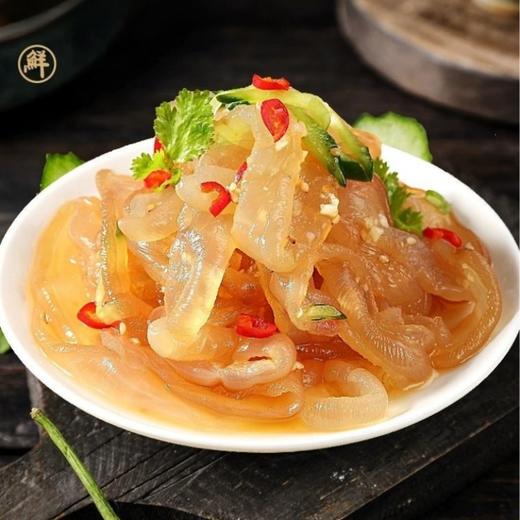 凉拌海蜇头 250g(带料包) 鲜脆快手菜  精品下酒菜 野生海蜇 凉菜海产 商品图0