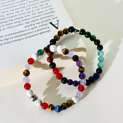 北京仓｜Alexander Lynggaard-Copenhagen-哥本哈根 白松石 红玉 玛瑙 手链（6mm）［丹麦设计师］ 商品图3