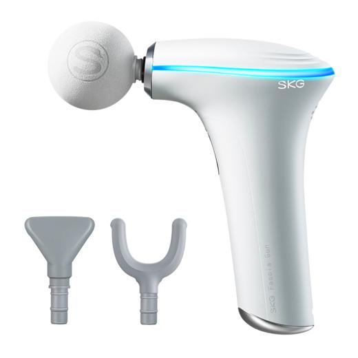 SKGF5肌肉按摩器肩颈迷你按摩枪热敷颈膜枪健身 白色 商品图0