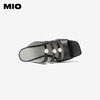 MIO米奥夏季方头细高跟时装凉鞋珍珠饰扣优雅时髦凉拖女鞋M243141205 商品缩略图2