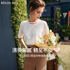 欧芮儿OLrain法式短袖白色T恤女夏季2024新款高级感针织别致上衣 商品缩略图0