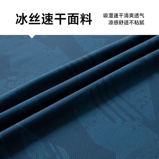 【冰丝速干】【新款DPS】大依优型大码圆领短袖T恤夏季加肥加大肥佬休闲宽松透气上衣男士半袖夏装潮款 商品图3