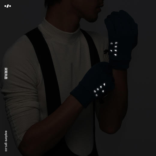 GRC桀骜无尽科技系列抓绒手套 商品图3