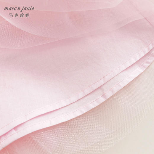 马克珍妮女童立体花朵裙摆网纱连衣裙儿童背心裙子夏装新款240873 商品图6