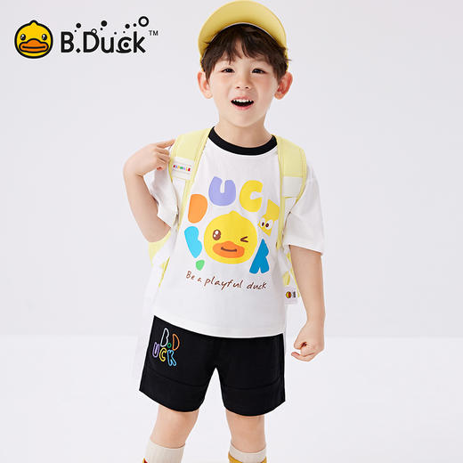 B.Duck小黄鸭童装夏季短袖套装90-130 BF2581071 商品图4