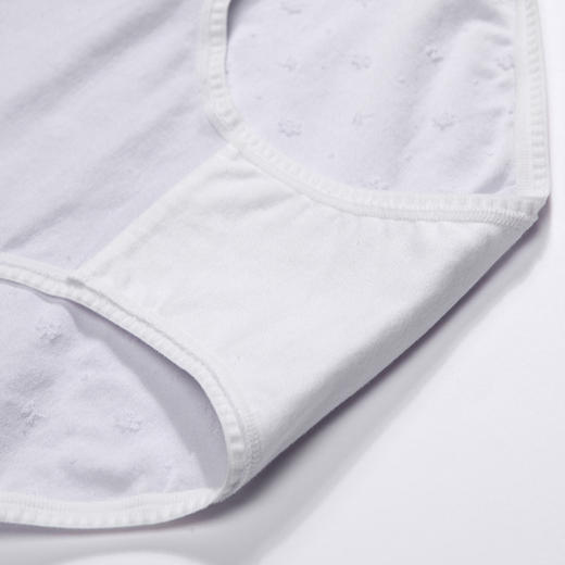 都市丽人基础系列舒肤棉内裤女提花纯棉女士内裤低腰平角内裤LK45A6 商品图8